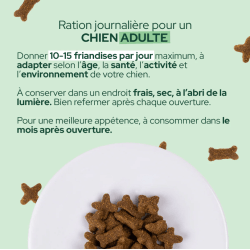 E&I FRIANDISES 120G CHIEN POULET