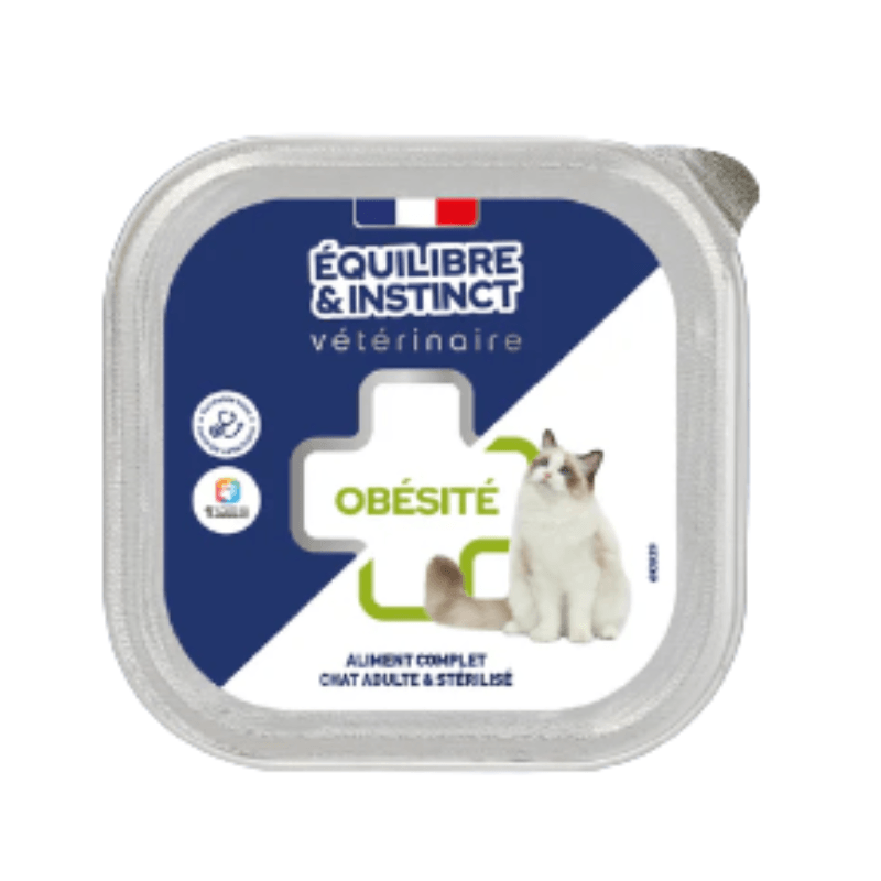 E&I VET BQ CHAT 100G MOUSSE OBESITE
