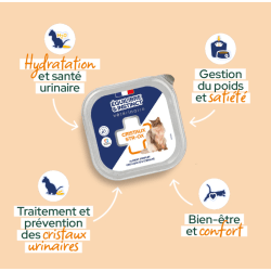 E&I VET BQ CHAT 100G MOUSSE URINAIRE