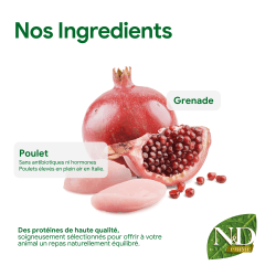 ND PRIME POULET GRENADE CHAT ADULTE STERILISE 1.5 kg
