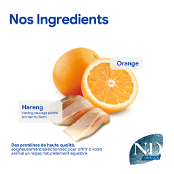 ND OCEAN HARENG ORANGE CHAT STERILISE 1.5 kg