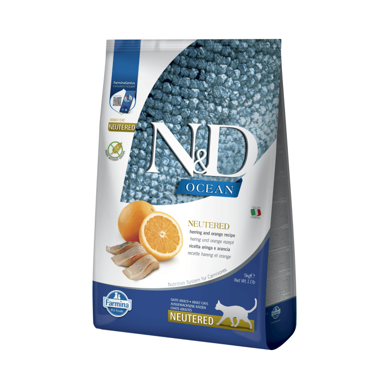 ND OCEAN HARENG ORANGE CHAT STERILISE 5 kg