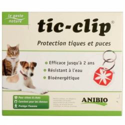 Medaille Tic-Clip pour chiens et chats