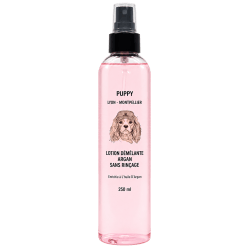 Lotion démêlante Argan sans rinçage PUPPY pour chien et chat 250 ml