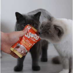 WOW CHAT SAUCE ADULT CANARD & POULET 85 GR