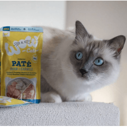 WOW CHAT PATEE ADULT POULET & CREVETTES 125 GR