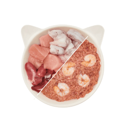 WOW CHAT PATEE ADULT POULET & CREVETTES 125 GR