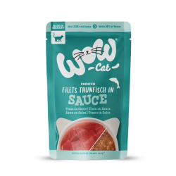 WOW CAT Sauce Adulte Thon pour chat 85 g