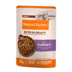 NV Chat pochon bouchées en sauce dinde 85 g