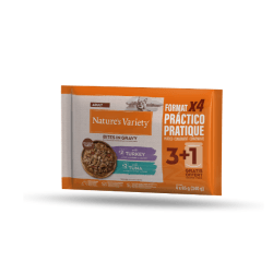 NV Chat pochon bouchées en sauce Dinde et Thon 4x85 g