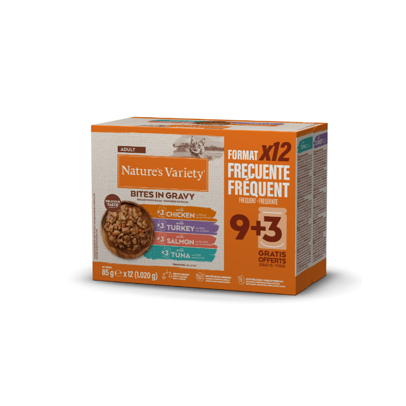 NV chat Bouchées en sauce Multipack 12x85g
