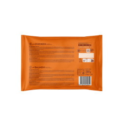 NV chaton Bouchées en sauce Saumon et Poulet 4x85g
