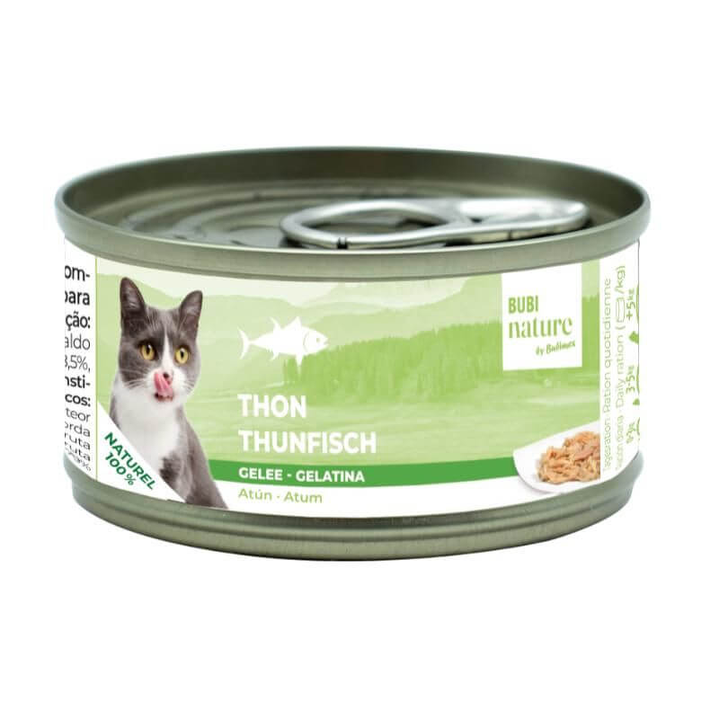 Bubi Nature Chat Thon en Gelée 70 g – Aliment Complémentaire Bubi Nature Chat Thon en Gelée 70 g – Aliment Complémentaire