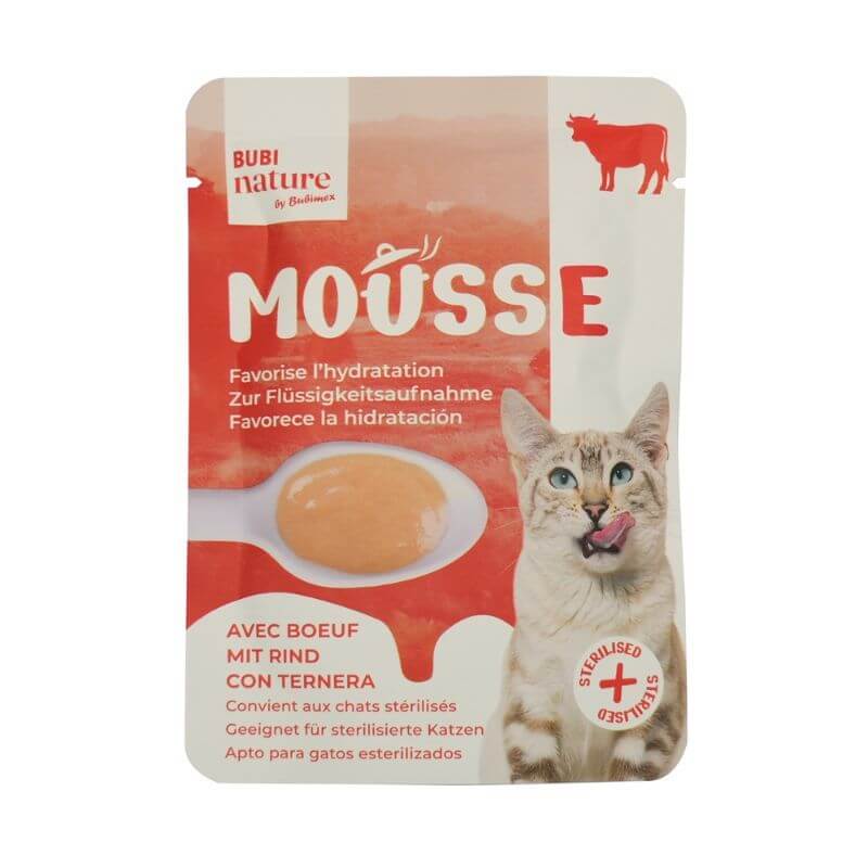 Bubi Nature Mousse au Bœuf 50 g pour chat Bubi Nature Mousse au Bœuf 50 g pour chat