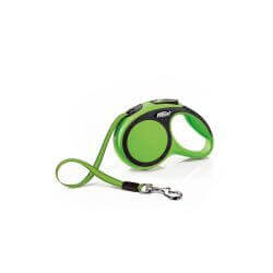 Laisse Flexi New Comfort Sangle 3M XS Verte