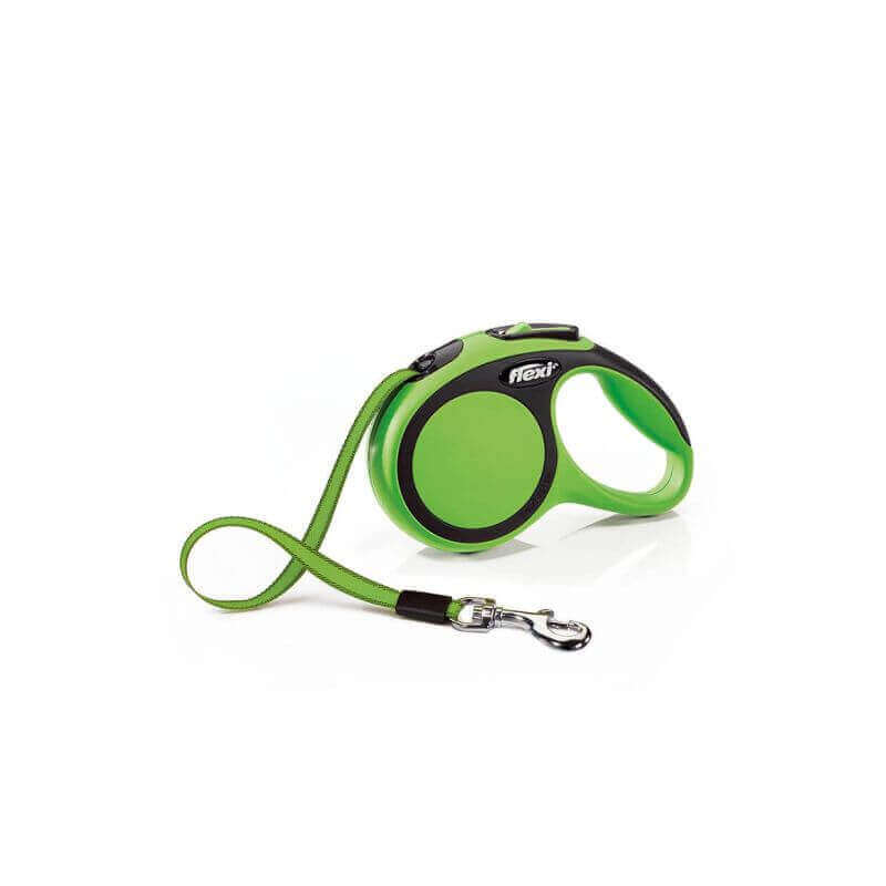Laisse Flexi New Comfort Sangle 3M XS Verte Laisse Flexi New Comfort Sangle 3M XS Verte
