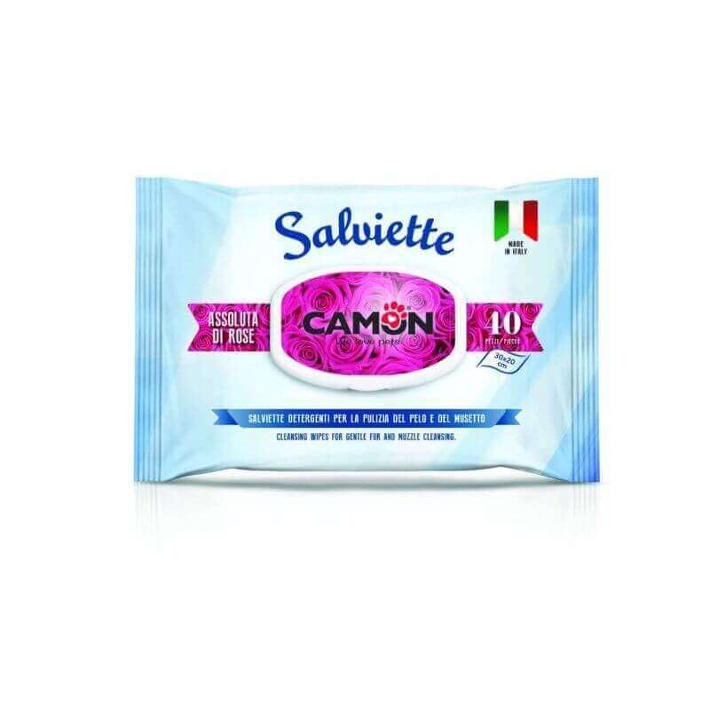 Lingettes parfum de rose CAMON