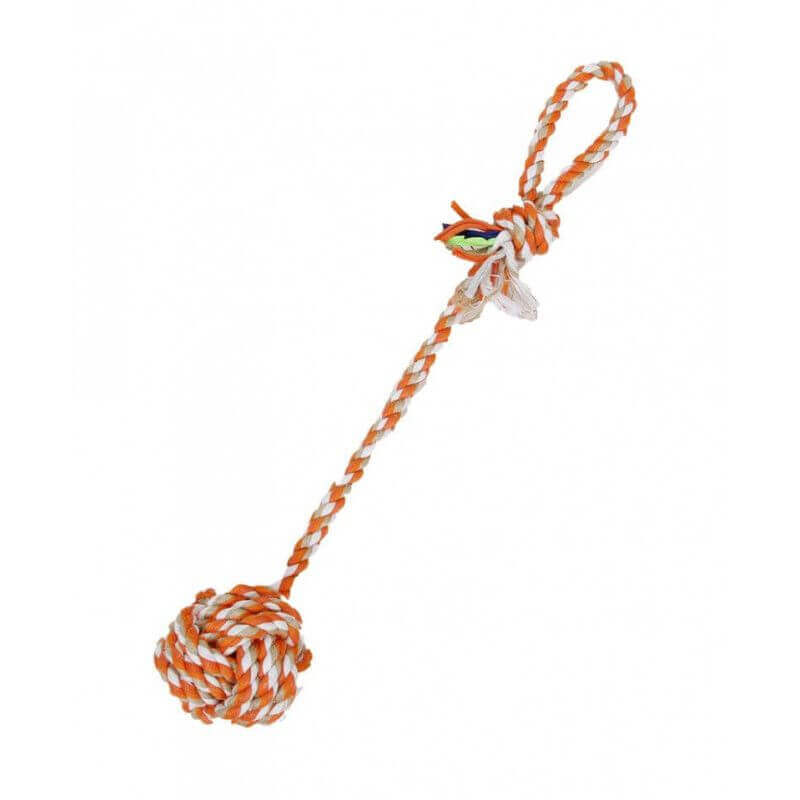 Jouet corde boule 40cm Jouet corde boule 40cm
