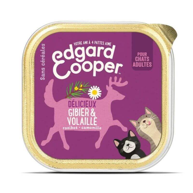Barquette chat Gibier et Volaille 85g Edgar Cooper Barquette chat Gibier et Volaille 85g Edgar Cooper