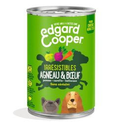 Boîte chien Agneau et Boeuf 400g Edgar Cooper