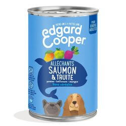 Boîte chien Saumon et Truite 400g Edgar Cooper