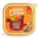 Barquette chien Poulet et Dinde 150g Edgar Cooper