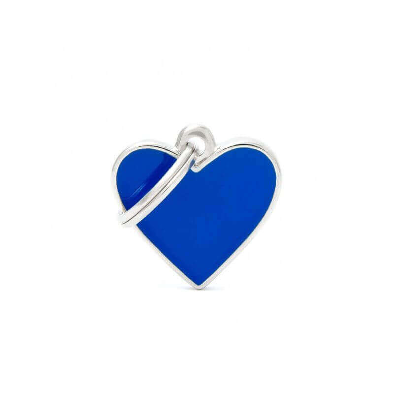 Médaille Basic Handmade petit coeur bleu Médaille Basic Handmade petit coeur bleu