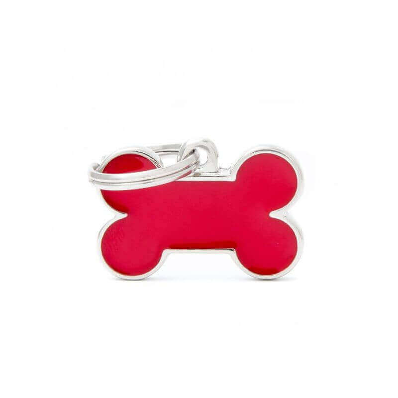 Médaille Basic Handmade petit os rouge Médaille Basic Handmade petit os rouge