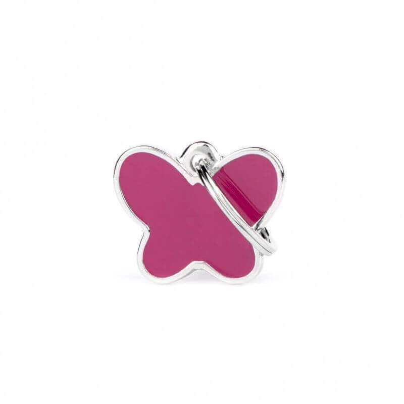 Médaille Charms Papillon rose Médaille Charms Papillon rose