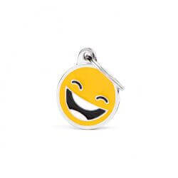 Médaille Charms Smiley rigole