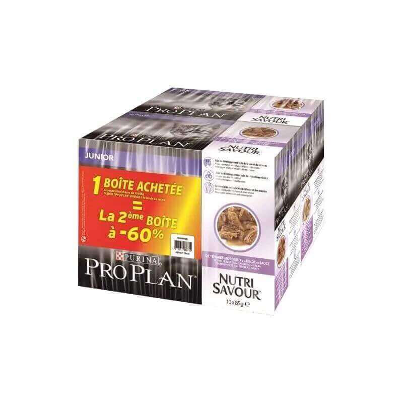 ProPlan Nutrisavour Junior Dinde Sauce lot de 2 ProPlan Nutrisavour Junior Dinde Sauce lot de 2