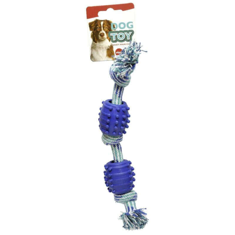 Corde avec 2 balles TPR 26 cm Corde avec 2 balles TPR 26 cm