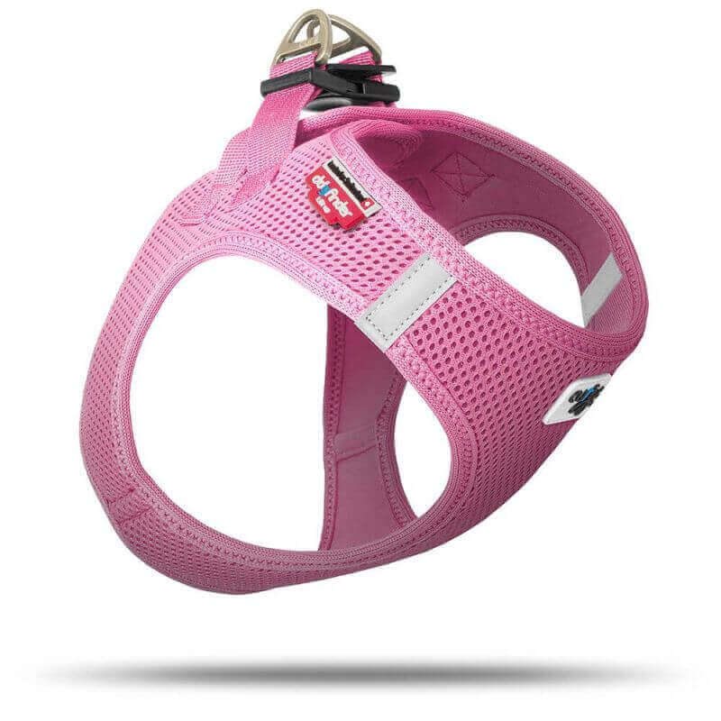 Harnais veste Curli rose