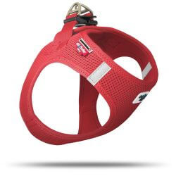 Harnais veste Curli rouge