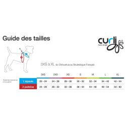 Harnais veste Curli rouge