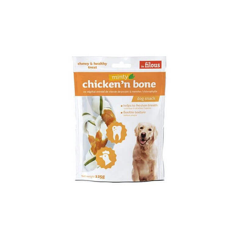 Friandise Chicken'N'Bone Minty 100g Friandise Chicken'N'Bone Minty 100g