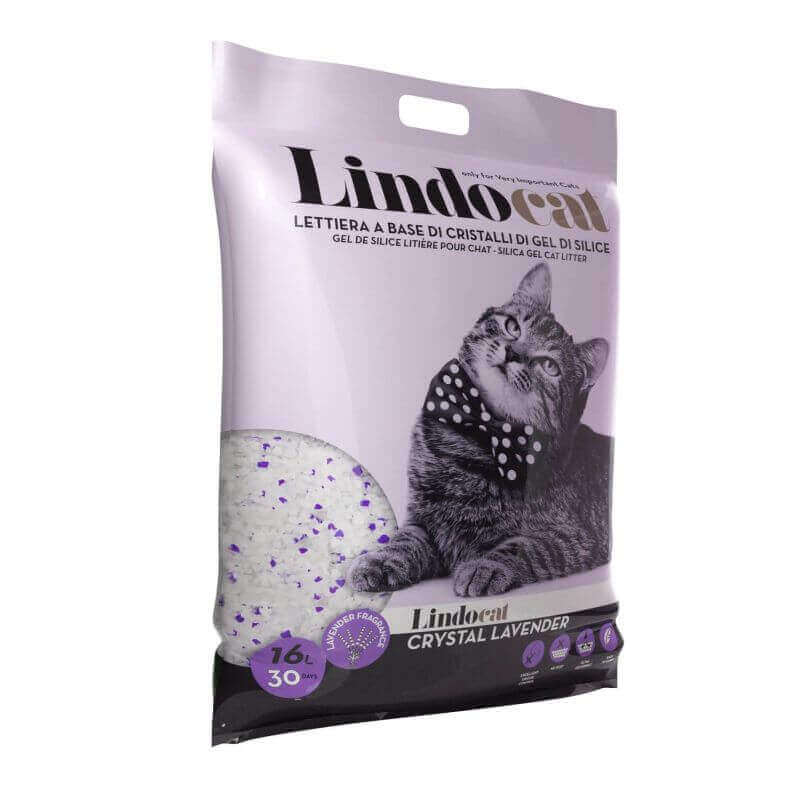 Litière Lindocat Silice Lavande 16L Litière Lindocat Silice Lavande 16L