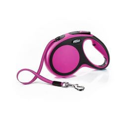 Laisse Flexi New Comfort Rose Taille L