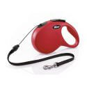Laisse Flexi New Classic Corde 8M Rouge Taille M