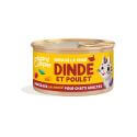 Boite chat Dinde et Poulet 85g Edgar Cooper