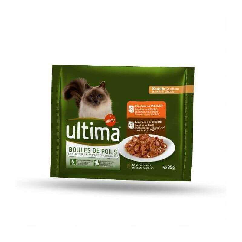 Ultima Pochon Boules de poils 4x85g Ultima Pochon Boules de poils 4x85g