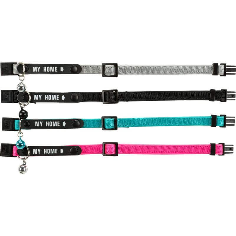 Collier chat My Home avec porte adresse Collier chat My Home avec porte adresse