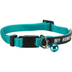 Collier chat My Home avec porte adresse