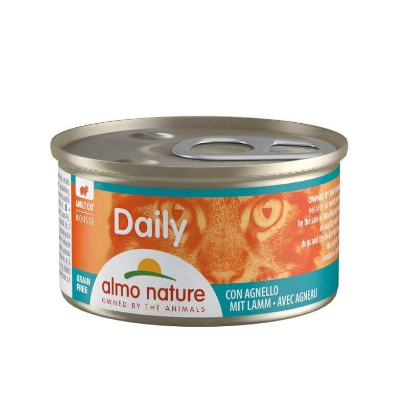 Almo Nature Daily - Grain Free Mousse Avec Agneau Boîte 85 Gr Almo Nature Daily - Grain Free Mousse Avec Agneau Boîte 85 Gr
