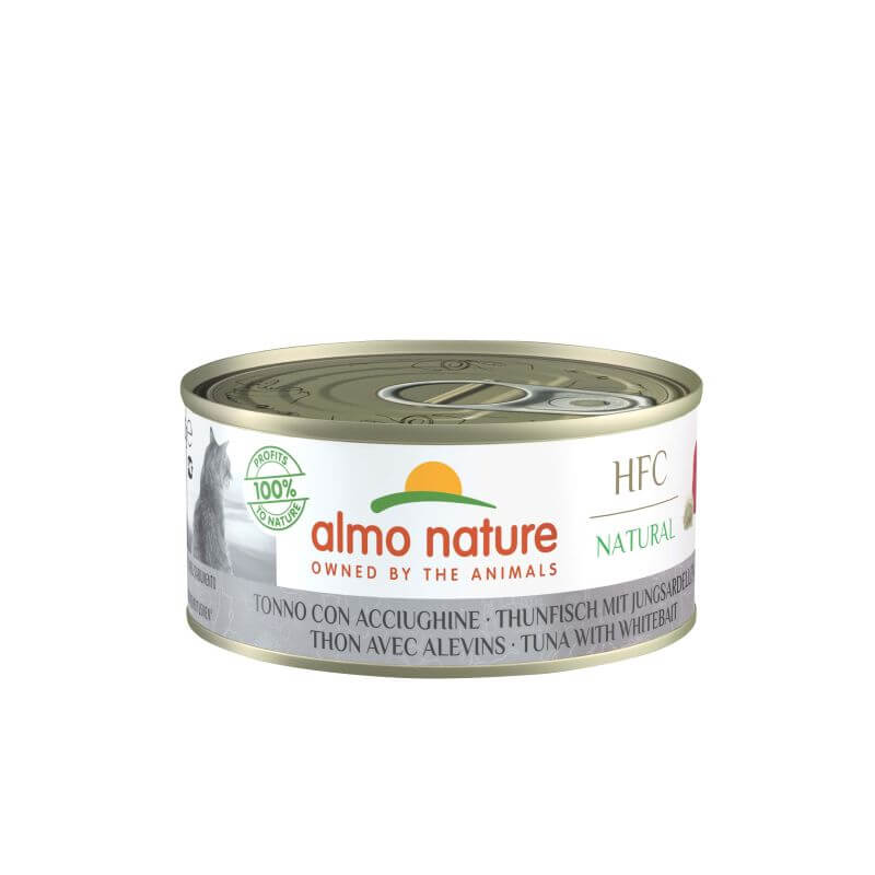 Almo Nature Hfc Natural Thon Avec Blanchailles Boîte 150 Gr