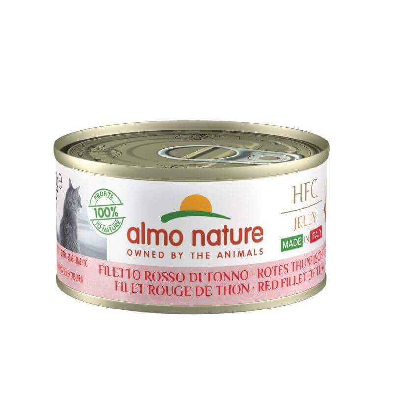 Almo Nature Hfc Jelly Grain Free Filet Rouge Thon Boîte 70 Gr
