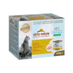 Almo Nature Hfc Chat - Light Meal Filet De Poulet Pack 4 X 50 Gr