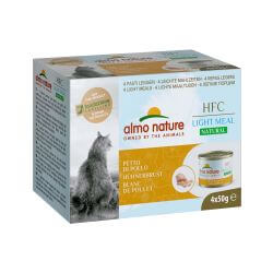 Almo Nature Hfc Chat - Light Meal Blanc De Poulet Pack 4 X 50 Gr