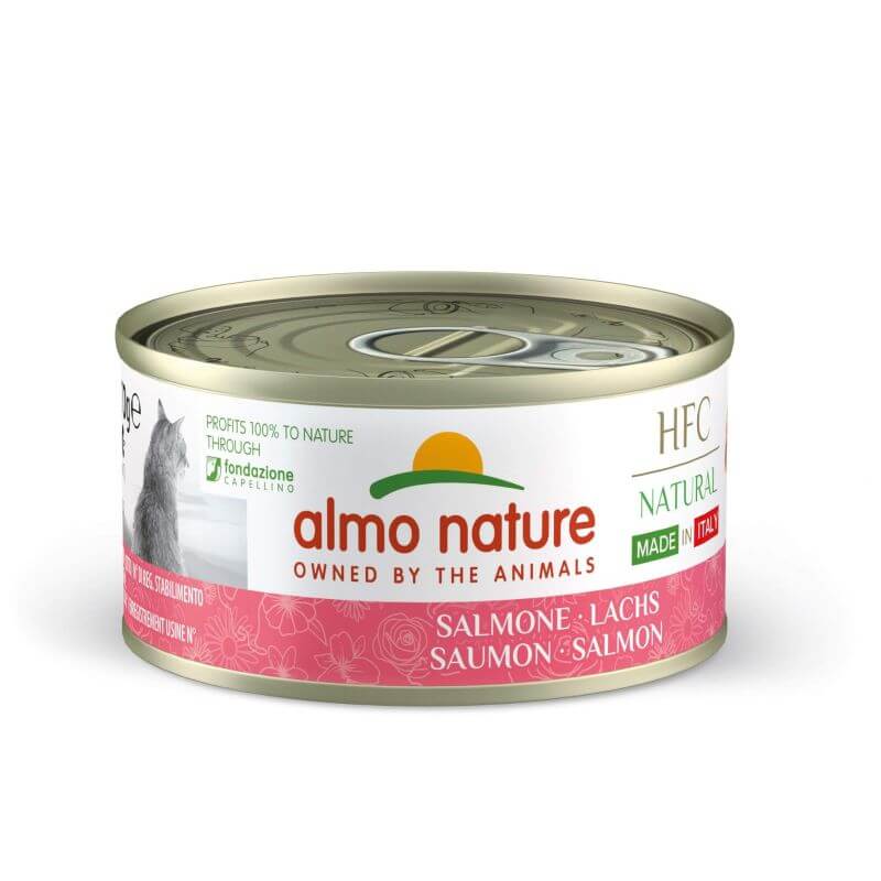 Almo Nature Hfc Natural Grain Free Saumon Boîte 70 Gr Almo Nature Hfc Natural Grain Free Saumon Boîte 70 Gr