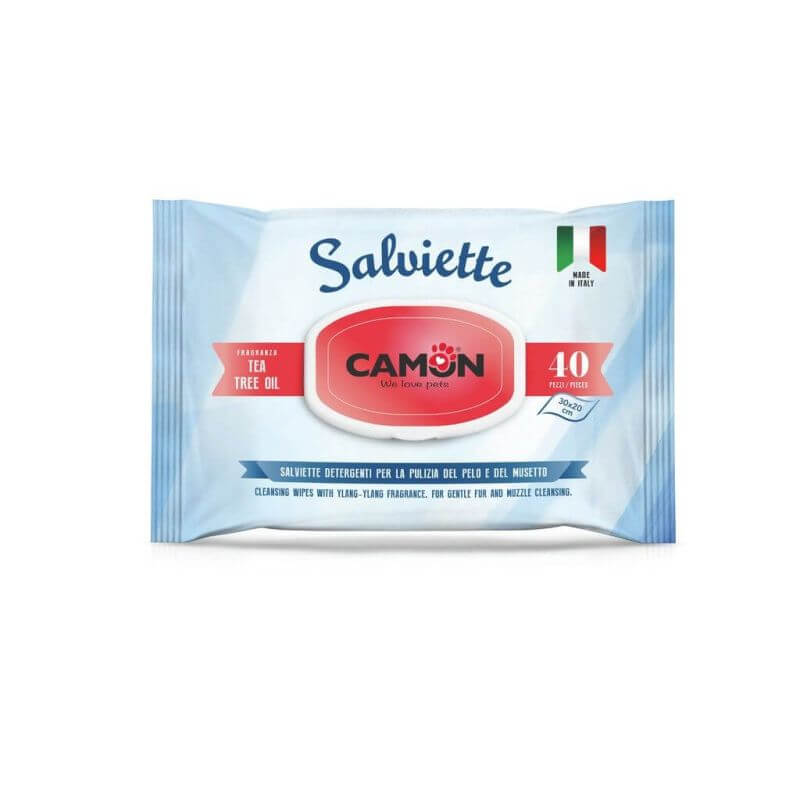 Lingettes nettoyantes (40 pièces) à l'huile d'arbre à thé Lingettes nettoyantes (40 pièces) à l'huile d'arbre à thé